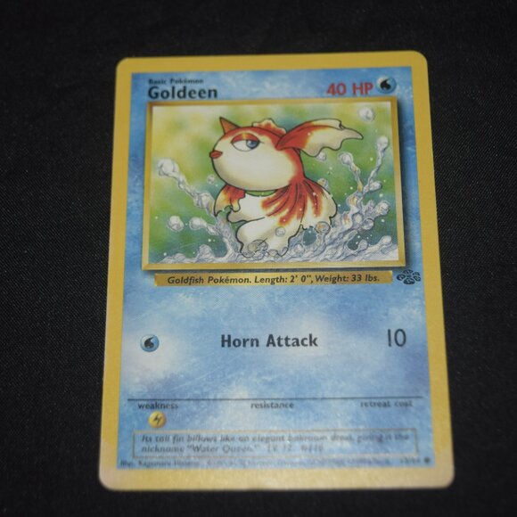 Pokemon Goldeen 53/64 Jungle Set 1st Edition, LP - Picture 8 of 13